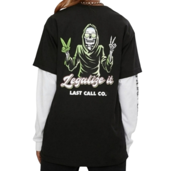 Last Call Co. Legalize Graphic Tee - Picture 1 of 6